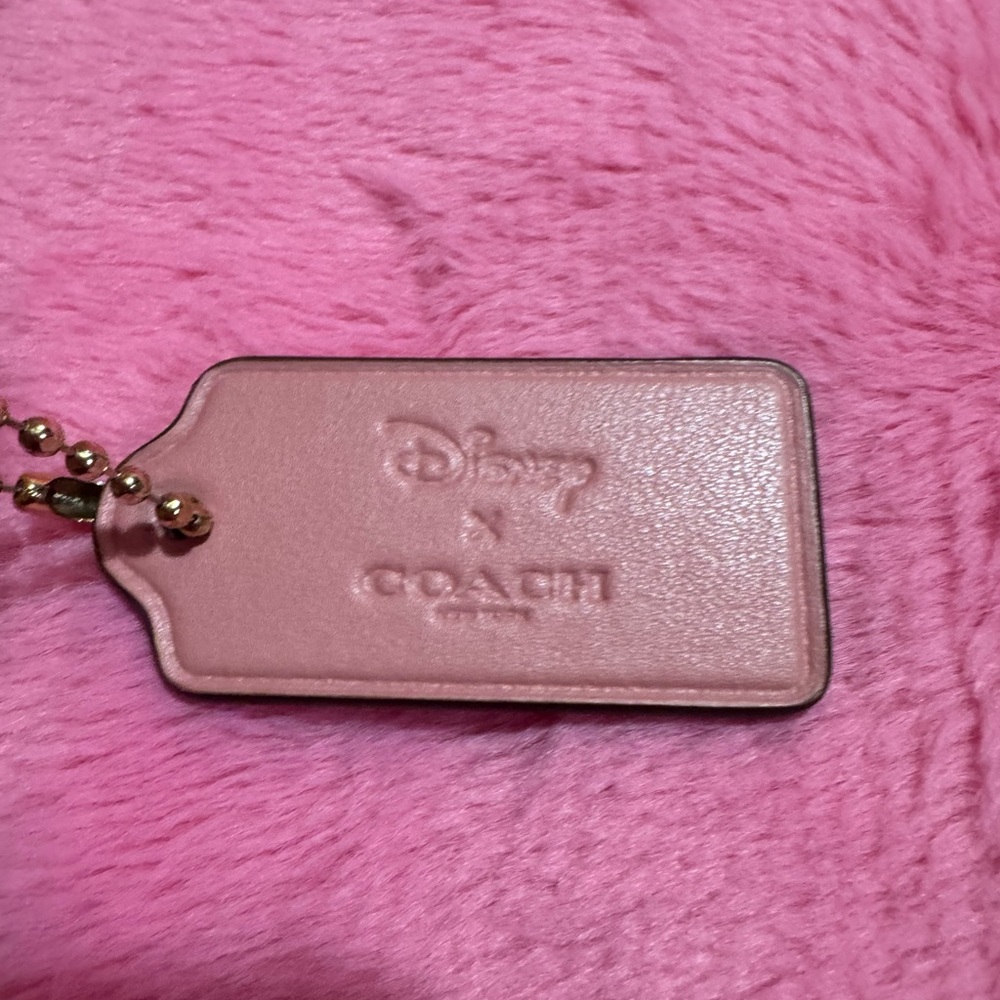 Disney Cinderella Coach Beige Tote Bag with Pink Accents - Picture 5 of 7